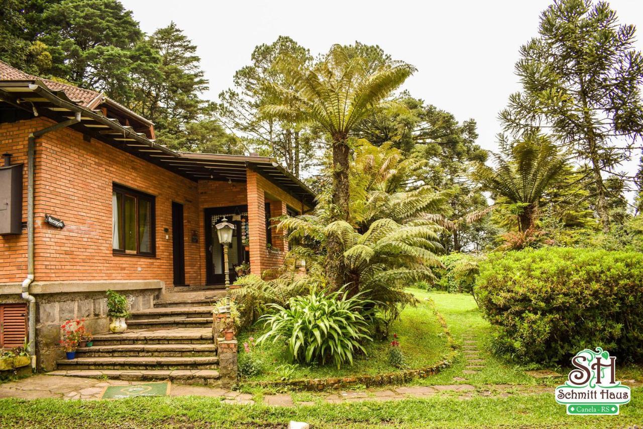 Вилла Estalagem Schmitt Haus Канела Экстерьер фото